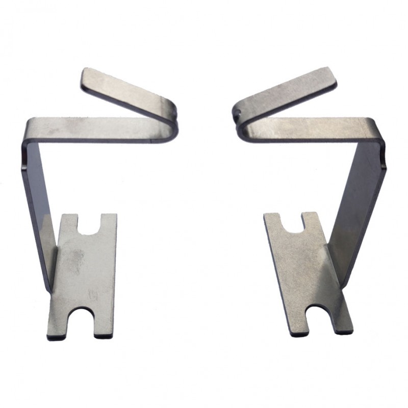 Pair of horizontal base mounting brackets